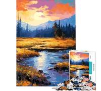 Rompecabezas para Adolescentes 1000 Piezas de Hermosos paisajes Naturales Un Reto para completar Una Obra de Arte Juguetes antiestrés Apto para Mayores de 14 años (38x52cm)