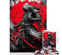 Rompecabezas para Adolescentes 1000 Piezas de Juego de la Familia de Asesinos samuráis japoneses para armar Juguetes DIY con Piezas de Formas aleatorias Que encajan Perfectamente (38x26cm)