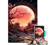 Rompecabezas para Adolescentes 1000 Piezas de la Tierra de los Sueños Japoneses Juguetes antiestrés para Adolescentes Ayudan al análisis y la lógica a ejercitar el Cerebro (tamaño 50x75cm)