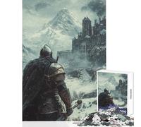 Rompecabezas para Adolescentes 1000 Piezas de paisajes de Castillos Medievales 1000 Piezas de decoración de Pared de Juguete Regalo para cumpleaños Corte de precisión (38x52cm)