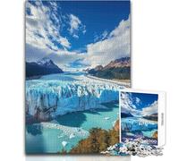 Rompecabezas para Adolescentes: 1000 Piezas de paisajes Naturales glaciares, Vacaciones en casa, Juegos Familiares, un Gran Regalo (tamaño 50x75cm)