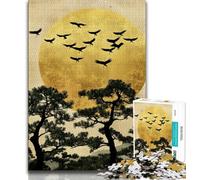 Rompecabezas para Adolescentes, 1000 Piezas de Pintura de paisajes japoneses, Juegos educativos, decoración del hogar, Juego Educativo para cumpleaños y Navidad, 38x26cm