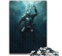 Rompecabezas para Adolescentes: 1000 Piezas de poderosos Caballeros Medievales, desafiantes Juegos Familiares, Juguetes DIY para Decorar la Pared del hogar (26x38cm)