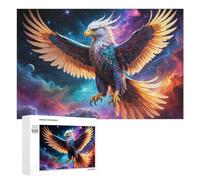 Rompecabezas para adolescentes, 1000 piezas de rompecabezas cósmico de vuelo de águila para adultos, análisis de juegos prácticos y lógica, cumpleaños y regalos únicos, 1000 piezas