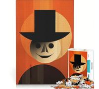 Rompecabezas para Adolescentes: 1000 Piezas de un Adorable y Espeluznante Cazador de Brujas, Juego Imposible, Actividades Familiares, Regalo Ideal para Toda la Familia 38x26cm