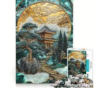 Rompecabezas para Adolescentes 1000 Piezas del Santuario de la Montaña Kintsugi, Juguetes para armar, decoración para el hogar, Toda la Familia 50x75cm