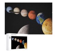 Rompecabezas para adolescentes, 1000 piezas del sistema solar, planetas, para adultos, decoración de pared, para pasar el tiempo, actividades divertidas en casa, 1000 piezas