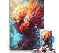 Rompecabezas para Adolescentes 1000 Piezas Dios Fénix Juego Familiar para aliviar el estrés: desafío difícil Apto para Parejas 52x38cm