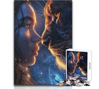 Rompecabezas para Adolescentes, 1000 Piezas, diseño de Animales místicos del Espacio, Ideal para Decorar, Juego práctico, Regalo de Amigo Secreto (tamaño 50x75cm)