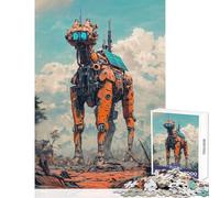 Rompecabezas para Adolescentes 1000 Piezas diseño de Camello mecánico Gigante Juguetes para decoración del hogar Regalo Divertido Juego práctico Interesante para Reducir el estrés tamaño 38x52cm