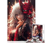 Rompecabezas para Adolescentes 1000 Piezas diseño de Chica Ninja Malvada Juguetes de decoración para el hogar Regalo de cumpleaños para Juegos educativos Actividades Divertidas en casa tamaño 50x75cm