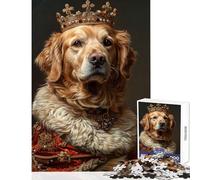 Rompecabezas para adolescentes 1000 piezas diseño de Royal Retriever Reign juguete para decoración de pared regalos para mujeres y hombres juegos de relajación descompresión intelectual tamaño 50x75cm