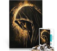 Rompecabezas para Adolescentes 1000 Piezas Dolor Dorado para el Juguete de desafío de Juego Educativo Decoración del hogar 52x38cm