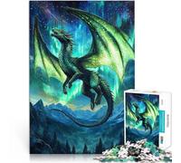 Rompecabezas para Adolescentes 1000 Piezas Dragón Serafín Aurora Matar el Tiempo en Vacaciones en casa para la decoración del hogar 75x50cm