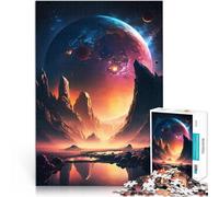 Rompecabezas para Adolescentes 1000 Piezas El Amanecer de la Galaxia Juego de Preguntas Cada Pieza es única: un desafiante y Divertido Juego Familiar 38x26cm