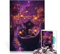 Rompecabezas para Adolescentes 1000 Piezas El barquero del inframundo Juego Intelectual Cada Pieza es única: un desafiante y Divertido Juego Familiar 75x50cm
