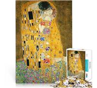 Rompecabezas para Adolescentes 1000 Piezas El Beso Desafiante de completar, Pero Divertido y Gracioso. para la decoración del hogar 38x26cm