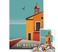 Rompecabezas para Adolescentes 1000 Piezas El Bolsón Argentina Póster de Viaje Juego Educativo para desafío de Juego Educativo Regalos de Juguetes Carrera de Velocidad de Manos Tamaño 38x52cm