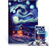 Rompecabezas para Adolescentes 1000 Piezas El Universo de la Noche Estrellada Juego Familiar para y Gran Regalo para Juegos 38x26cm