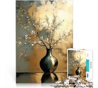 Rompecabezas para Adolescentes 1000 Piezas Elegancia Dorada Juegos Divertidos para la Familia Toda la Familia. 52x38cm