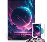 Rompecabezas para Adolescentes 1000 Piezas En Busca de nuevos Mundos Juego de Preguntas Actividades Divertidas en casa, Regalos de cumpleaños, Regalos de Viaje, 52x38cm