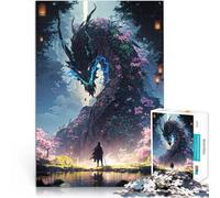 Rompecabezas para Adolescentes 1000 Piezas Encuentro Peligroso Juguete de desafío de Juego Educativo Grandes Regalos y Juguetes 75x50cm