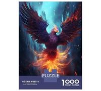 Rompecabezas para Adolescentes 1000 Piezas Epic Rainy Phoenix Rompecabezas para Adultos Juegos Familiares Análisis Y Lógica para Cumpleaños, Navidad 38x26cm/1000pcs