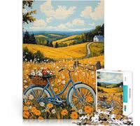 Rompecabezas para Adolescentes 1000 Piezas Escapada al Campo Dorado Matar el Tiempo en Vacaciones en casa Una Obra de Arte 38x26cm