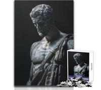 Rompecabezas para Adolescentes, 1000 Piezas, Estatua de Hércules estoico, Divertido y Tranquilo, Juguete Artesanal de Bordes precisos de Primera Calidad, tamaño 38x26cm