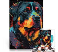 Rompecabezas para Adolescentes 1000 Piezas Estilo Rottweiler 1 Juegos Divertidos para la Familia Toda la Familia. 75x50cm