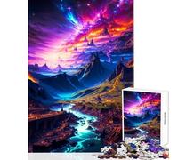 Rompecabezas para Adolescentes 1000 Piezas Estrellas Rosas Juguete para decoración de Pared Regalo de Amigo Secreto Juego Imposible Potencia el Amor Entre Parejas tamaño 50x75cm