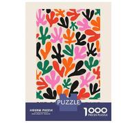 Rompecabezas para Adolescentes 1000 Piezas Fauvism Leaves Art Print Rompecabezas para Adultos Juguete Decoración De Pared Corte De Precisión Ayuda A Ejercitar El Cerebro 52x38cm/1000pcs