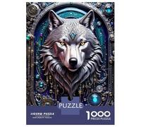 Rompecabezas para Adolescentes 1000 Piezas Galactic Wolf Chronicles Rompecabezas para Adultos Juegos Relajantes Análisis Y Lógica para Cumpleaños, Navidad 38x26cm/1000pcs