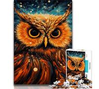 Rompecabezas para Adolescentes, 1000 Piezas, Galaxy Owl, Juguetes educativos, Juegos Familiares, Juego Educativo para cumpleaños y Navidad, 38x26cm