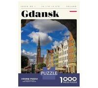 Rompecabezas para Adolescentes 1000 Piezas Gdansk Poland Travel Art Rompecabezas para Adultos Juguetes Antiestrés Patrón De Montaje Oferta como Regalo para Toda La Familia 70x50cm/1000pcs