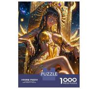 Rompecabezas para Adolescentes 1000 Piezas Golden Goddess Throne Rompecabezas para Adultos Juegos Familiares Análisis Y Lógica para Cumpleaños, Navidad 38x26cm/1000pcs