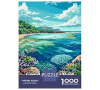 Rompecabezas para Adolescentes 1000 Piezas Great Barrier Reef, Australia Rompecabezas para Adultos Juegos Relajantes Regalo De Cumpleaños para Cumpleaños, Navidad 52x38cm/1000pcs