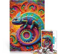 Rompecabezas para Adolescentes 1000 Piezas Guardián Fractal de la luz Juguetes de Juego desafiantes Regalo para cumpleaños 38x26cm