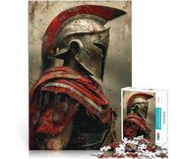 Rompecabezas para Adolescentes 1000 Piezas Guerrero Espartano para el Juguete de desafío de Juego Educativo Buen Regalo 50x70cm
