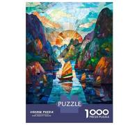 Rompecabezas para Adolescentes 1000 Piezas Ha Long Rompecabezas para Adultos Juegos De Relajación Corte De Precisión Oferta como Regalo para Toda La Familia 52x38cm/1000pcs