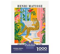 Rompecabezas para Adolescentes 1000 Piezas Henri Matisse Berggruen & CIE Rompecabezas para Adultos Juguete Decoración De Pared Corte De Precisión Ayuda A Ejercitar El Cerebro 70x50cm/1000pcs