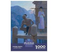 Rompecabezas para Adolescentes 1000 Piezas Indian with Western Girl Rompecabezas para Adultos Juegos Relajantes Análisis Y Lógica para Cumpleaños, Navidad 38x26cm/1000pcs