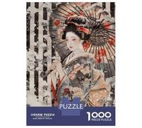 Rompecabezas para Adolescentes 1000 Piezas Japanese Geisha Art Print-5 Rompecabezas para Adultos Juego De Ingenio Difícil Difícil Regalos para Reducir El Estrés 38x26cm/1000pcs