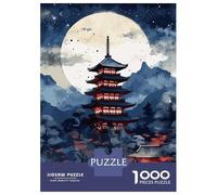 Rompecabezas para Adolescentes 1000 Piezas Japanese Landscapes Rompecabezas para Adultos Juegos Relajantes Regalo De Cumpleaños para Cumpleaños, Navidad 52x38cm/1000pcs