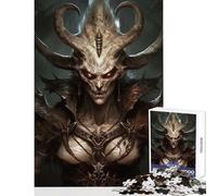 Rompecabezas para Adolescentes 1000 Piezas Juguete de Bruja Malvada decoración de Pared Obra de Arte Regalo Juegos educativos Adecuado para decoración de Escritorio tamaño 50x75cm