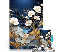 Rompecabezas para Adolescentes 1000 Piezas Kintsugi, Vidrio Dorado japonés Juguetes de Juego desafiantes Gran Regalo 75x50cm