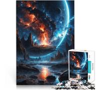 Rompecabezas para Adolescentes 1000 Piezas La colisión de Dos Mundos Actividad Familiar Cada Pieza es única: un desafiante y Divertido Juego Familiar 38x26cm