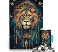 Rompecabezas para Adolescentes 1000 Piezas León mágico de fantasía Juegos educativos Juguetes de Bricolaje Regalo Divertido 75x50cm
