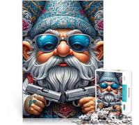 Rompecabezas para Adolescentes 1000 Piezas Leyenda de Barba Grizzle Juguetes para aliviar el estrés para la decoración del hogar 38x26cm