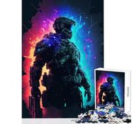 Rompecabezas para Adolescentes 1000 Piezas líder de escuadrón Juguete Educativo Regalos de cumpleaños Juegos Divertidos Actividades para Disfrutar en casa tamaño 38x26cm